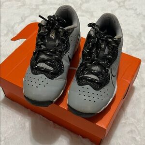Nike Black and Gray baseball cleats